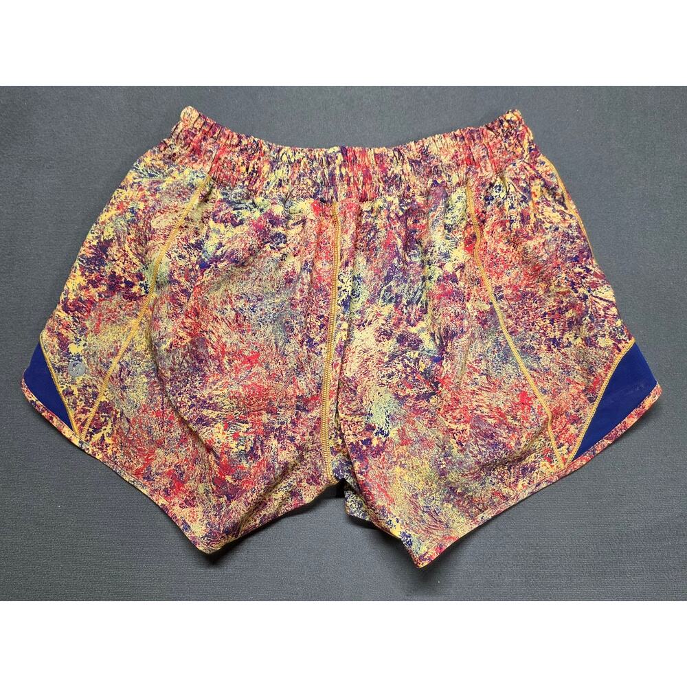 Lululemon Womens 6 Hotty Hot Running Shorts Special Edition Seawheeze Marathon - Picture 5 of 9
